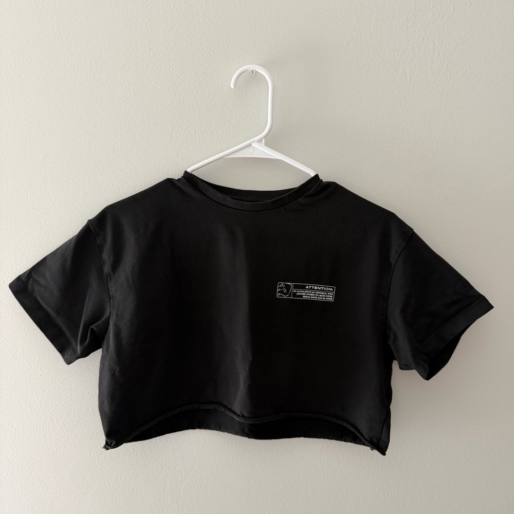 Alphalete Crop Top Short Sleeve